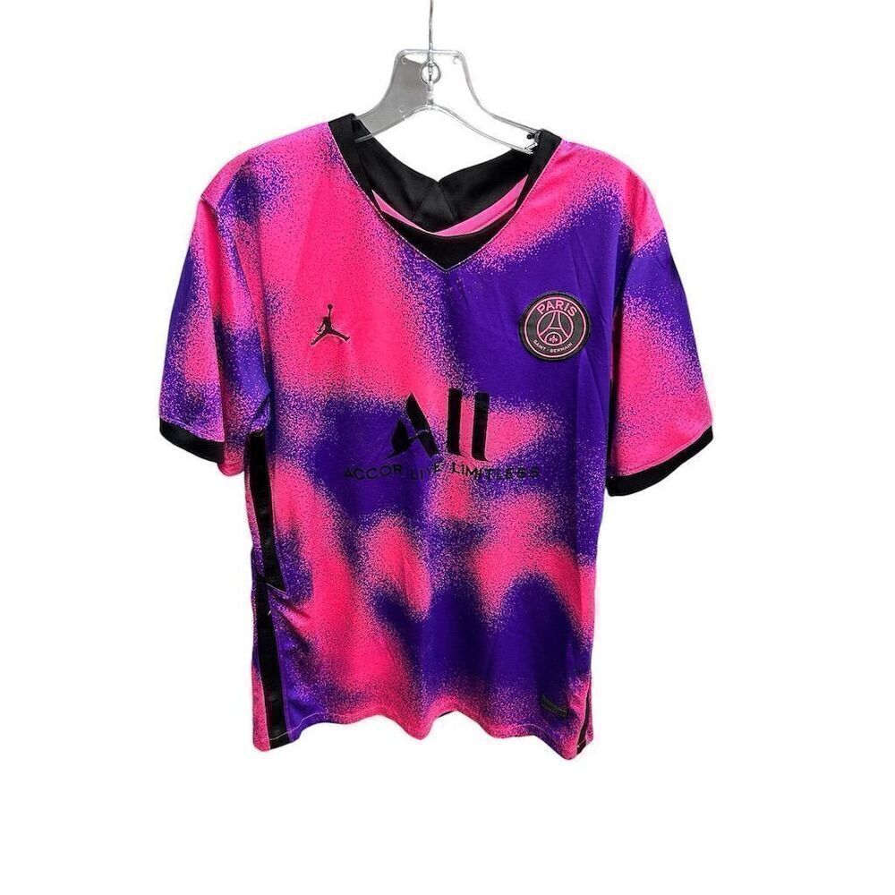 Nike PSG Jordan 2020/21 Men's Soccer Jersey Multicolor Size M